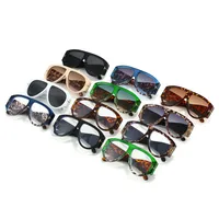 New Cross-mirror  Quality  Sunglasses Women Goggles Sunglasses Simple Men's Glasses In Stock Wholesale main image 1