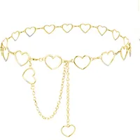 Europe And The United States  Jewelry Fashion Love Waist Chain Female Retro Metal Moon Star Pendant Body Chain Manufacturers Sales sku image 5