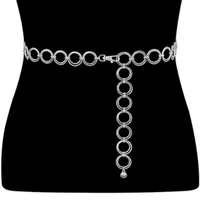 Europe And The United States  Jewelry Fashion Love Waist Chain Female Retro Metal Moon Star Pendant Body Chain Manufacturers Sales sku image 9