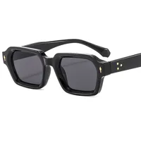 Outu New Box Fashion Sunglasses Colorful Color Matching Modern  Sunglasses 4364 sku image 1