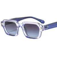 Outu New Box Fashion Sunglasses Colorful Color Matching Modern  Sunglasses 4364 sku image 3
