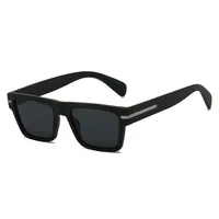 Europe And The United States New  Box Personalized Sunglasses Simple Trend Fashion Joker Thick Frame Thick Leg Sunglasses In Stock sku image 2