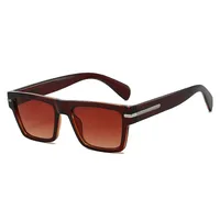 Europe And The United States New  Box Personalized Sunglasses Simple Trend Fashion Joker Thick Frame Thick Leg Sunglasses In Stock main image 4
