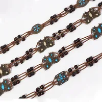 Hand-knitted Beaded Girls' Belt Accessories All-match Butterfly Waist Chain Jeans Sweater Belt Belt Waist Chain main image 2