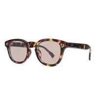 Simple Style Streetwear Geometric PC UV400 Protection Round Frame Full Frame Glasses main image 3