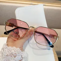 Sweet Streetwear Geometric PC UV400 Protection Polygon Full Frame Glasses main image 2