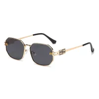 Sweet Streetwear Geometric PC UV400 Protection Polygon Full Frame Glasses main image 5