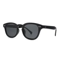 Simple Style Streetwear Geometric PC UV400 Protection Round Frame Full Frame Glasses sku image 1