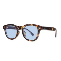 Simple Style Streetwear Geometric PC UV400 Protection Round Frame Full Frame Glasses sku image 4