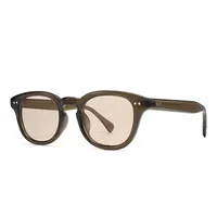 Simple Style Streetwear Geometric PC UV400 Protection Round Frame Full Frame Glasses sku image 7