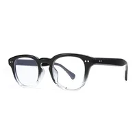 Simple Style Streetwear Geometric PC UV400 Protection Round Frame Full Frame Glasses sku image 10