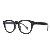 Simple Style Streetwear Geometric PC UV400 Protection Round Frame Full Frame Glasses sku image 12