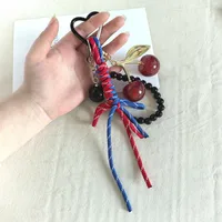 Explosions Miu Style Woven Rope Exquisite Simulation Cherry Fruit Cherry Bag Pendant Keychain Pendant sku image 4