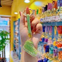 1 Piece Glam Cute Shoe Alloy Czech Diamond Women's Bag Pendant Keychain main image 5