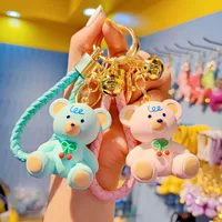 1 Piece Cartoon Style Cute Bear Resin Unisex Bag Pendant Keychain main image 1