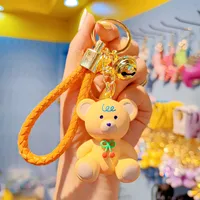 1 Piece Cartoon Style Cute Bear Resin Unisex Bag Pendant Keychain main image 3