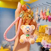 1 Piece Cartoon Style Cute Bear Resin Unisex Bag Pendant Keychain main image 4