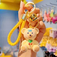 1 Piece Cartoon Style Cute Bear Resin Unisex Bag Pendant Keychain sku image 1