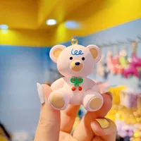 1 Piece Cartoon Style Cute Bear Resin Unisex Bag Pendant Keychain sku image 2