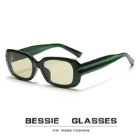 Hip-Hop Geometric Ac UV400 Protection Square Full Frame Glasses main image 2