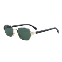 Simple Style Streetwear Geometric Ac UV400 Protection Oval Frame Full Frame Glasses main image 5