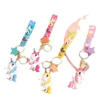 1 Piece Cute Cartoon Character  Silica Gel Unisex Bag Pendant Keychain main image 2