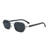Simple Style Streetwear Geometric Ac UV400 Protection Oval Frame Full Frame Glasses main image 4