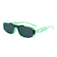 Hip-Hop Street Geometric Ac UV400 Protection Square Full Frame Glasses main image 1
