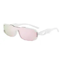 Hip-Hop Street Geometric Ac UV400 Protection Square Full Frame Glasses main image 5