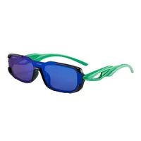 Hip-Hop Street Geometric Ac UV400 Protection Square Full Frame Glasses sku image 5