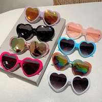 Simple Style Streetwear Heart Shape PC Optical Glass Heart Shape Full Frame Glasses main image 1