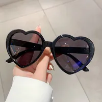 Simple Style Streetwear Heart Shape PC Optical Glass Heart Shape Full Frame Glasses sku image 3
