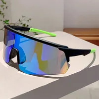 Simple Style Streetwear Geometric PC UV400 Protection Special-Shaped Mirror Half Frame Glasses sku image 4