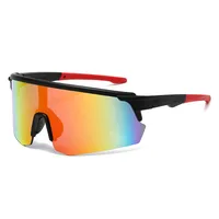 Simple Style Streetwear Geometric PC UV400 Protection Special-Shaped Mirror Half Frame Glasses main image 2