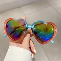 Simple Style Streetwear Heart Shape PC Optical Glass Heart Shape Full Frame Glasses main image 3