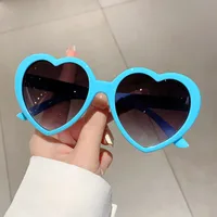 Simple Style Streetwear Heart Shape PC Optical Glass Heart Shape Full Frame Glasses sku image 5