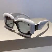 Hip-Hop Punk Geometric PC UV400 Protection Square Full Frame Glasses sku image 3