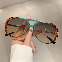 Simple Style Streetwear Geometric PC UV400 Protection Oval Frame Full Frame Glasses main image 3