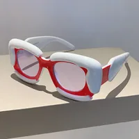Hip-Hop Punk Geometric PC UV400 Protection Square Full Frame Glasses sku image 4