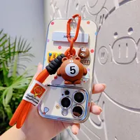 1 Piece Cartoon Style Cute Animal Billiards Resin Unisex Bag Pendant Keychain main image 2