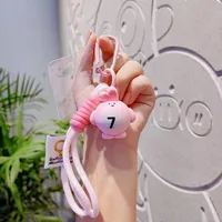 1 Piece Cartoon Style Cute Animal Billiards Resin Unisex Bag Pendant Keychain sku image 1