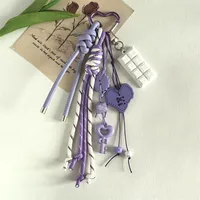 Extremely Fanfeng Miu Pendant DIY Women's Bag Accessories Macaron Color Bag Hanging Handmade Lanyard Keychain Wholesale sku image 2