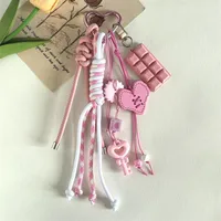 Extremely Fanfeng Miu Pendant DIY Women's Bag Accessories Macaron Color Bag Hanging Handmade Lanyard Keychain Wholesale sku image 3