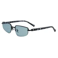Simple Style Streetwear Geometric Ac UV400 Protection Oval Frame Frameless Glasses main image 3