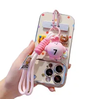 1 Piece Cartoon Style Cute Animal Billiards Resin Unisex Bag Pendant Keychain main image 5