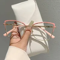Elegant Simple Style Geometric PC Butterfly Frame Full Frame Glasses sku image 4