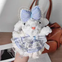 Xiaohongshu Popular White Lop-Eared Rabbit Plush Doll Pendant With Lanyard Birthday Gift Bag Pendant Wholesale sku image 27