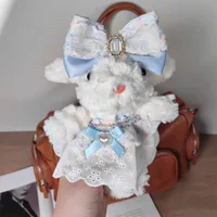 Xiaohongshu Popular White Lop-Eared Rabbit Plush Doll Pendant With Lanyard Birthday Gift Bag Pendant Wholesale sku image 14