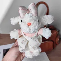 Xiaohongshu Popular White Lop-Eared Rabbit Plush Doll Pendant With Lanyard Birthday Gift Bag Pendant Wholesale sku image 15
