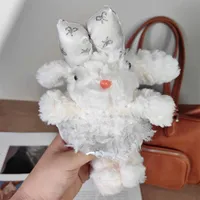 Xiaohongshu Popular White Lop-Eared Rabbit Plush Doll Pendant With Lanyard Birthday Gift Bag Pendant Wholesale sku image 17